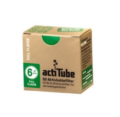 ACTITUBE FILTROS CARBON ACTIVO XTRA SLIM 6MM X50