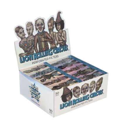 LION ROLLING CIRCUS FILTROS REGULAR SILVER-PLATA (24UD/DISPLAY-50FILTROS/UD)