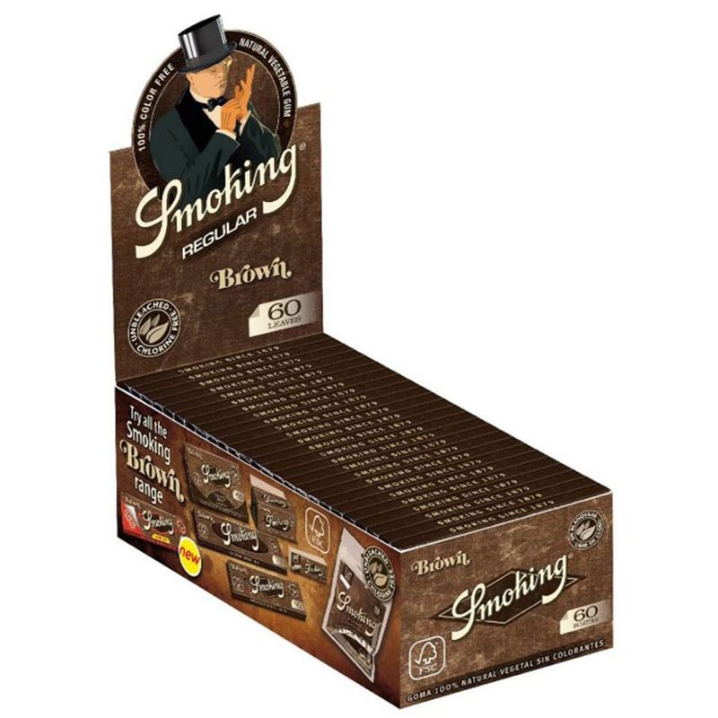 PAPEL SMOKING BROWN Nº8 50 LIBRILLOS