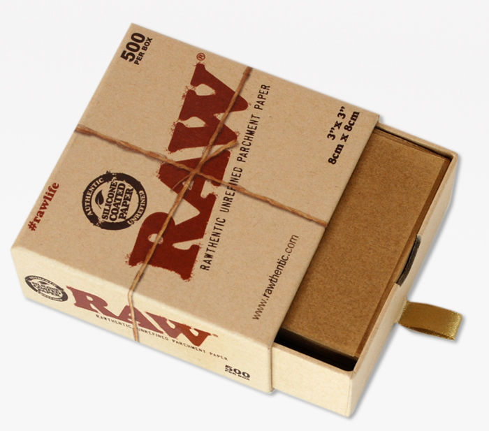 RAW PARCHMENT 8X8CM CAJA 500 UNIDADES (PERGAMINO)