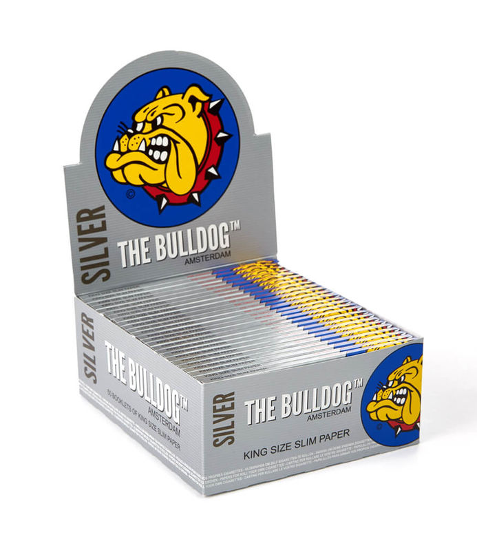 THE BULLDOG PAPEL SILVER KING SIZE (50 LIBRILLOS)