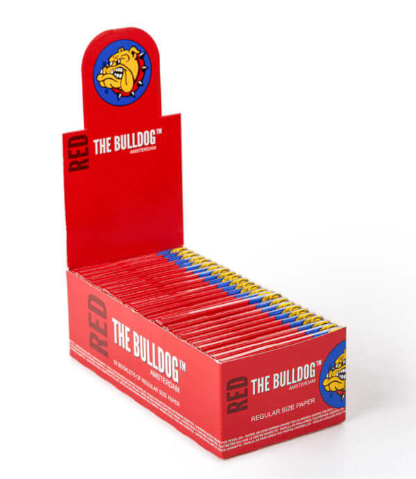 THE BULLDOG PAPEL ROJO REGULAR SHORT (50 LIBRILLOS)