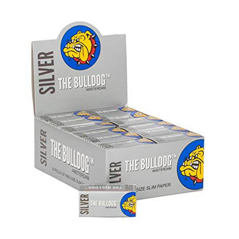 THE BULLDOG ROLLO PAPEL SILVER KSS (24 LIBRILLOS)