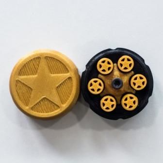 REVOLVER JANO SHERIFF Y RECARGA 25 UDS ORIGINAL