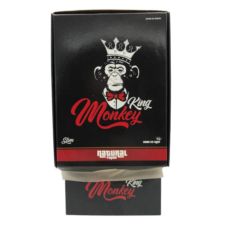 KING MONKEY DISPENSADOR 2000 PAPELES KING SIZE UNBLEACHED
