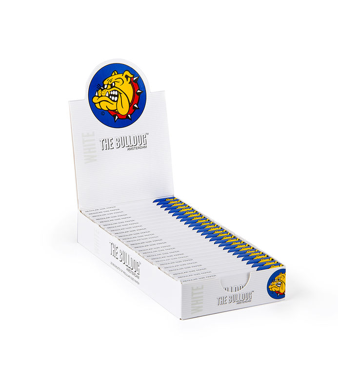 THE BULLDOG PAPEL BLANCO REGULAR SHORT (25 LIBRILLOS)
