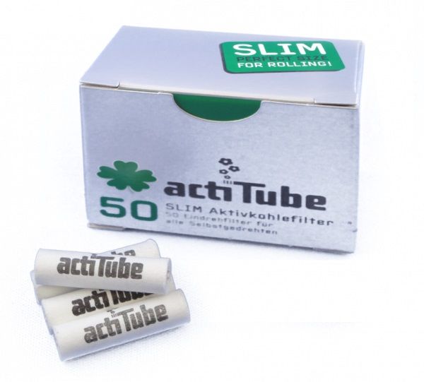 ACTITUBE FILTROS CARBÓN ACTIVO SLIM 7MM X 50